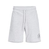 JACK & JONES Erkek JPSTSWIFT SWEAT SHORTS SN PLS Şort, White Melange, 46