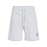 JACK & JONES Erkek JPSTSWIFT SWEAT SHORTS SN PLS Şort, White Melange, 50