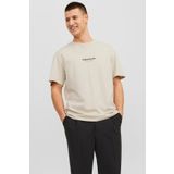 Jack & Jones Erkek Kabartma Logo Baskılı Tişört - Vesterbro