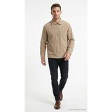 Jack & Jones Erkek Kadife Fermuarlı Overshirt Gömlek Ceket Jortoronto Cordudoy Cepli Uzun Kollu Relaxed Fit - XL - Gri