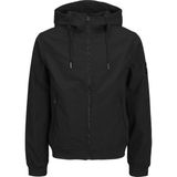 Jack & Jones Erkek Kapüşonlu Ceket - Basic - 001 Siyah