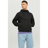 Jack & Jones Erkek Kapüşonlu Ceket - Basic - XL - Black