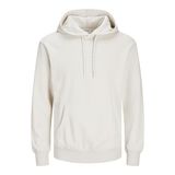 JACK & JONES Erkek kapüşonlu kazak baskılı kapüşonlu kazak, Moonbeam, M