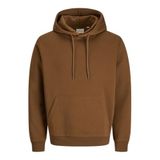 JACK & JONES Erkek kapüşonlu kazak, tek renkli, kapüşonlu kazak, Monks bornoz., L
