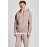 Jack & Jones Erkek Kapüşonlu Sweatshirt, Copenhagen Loopback Relaxed Fit, Fungi, 2XL