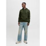 Jack & Jones Erkek Kapüşonlu Sweatshirt, Duffel Bag Rengi, S Beden