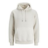 JACK & JONES Erkek Kapüşonlu Sweatshirt JCOBLACK Structure - Rahat Kesim S-XXL, M