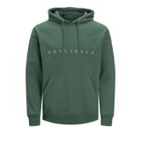 Jack & Jones Erkek Kapüşonlu Sweatshirt, Relaxed Fit, Yeşil, M Beden