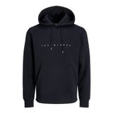 Jack & Jones Erkek Kapüşonlu Sweatshirt, Siyah, L Beden