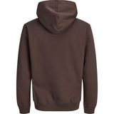 Jack & Jones Erkek Kapüsonlu Uzun Kollu Sweatshirt - Norrebro - 0-Kahverengi - 4XL