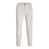 JACK & JONES Erkek kargo pantolon, dar kesim, kargo pantolon, - Moonbeam, 34