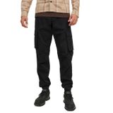 JACK & JONES Erkek kargo pantolon, rahat kesim, kargo pantolon, Siyah, S