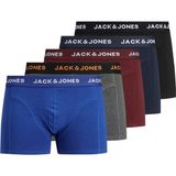 Jack & Jones Erkek Karışık Renkli Boxer 5 Li Paket Jersey Kumaş M Beden