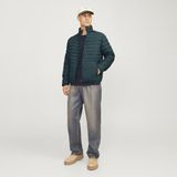 Jack & Jones Erkek Katlanabilir Rüzgara Dayanıklı Puffer Mont - State - 02Y-Yeşil - XL