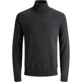 Jack & Jones Erkek Kazak Jjebasic Knit Roll Neck 8051 - 2XL - 000-Siyah