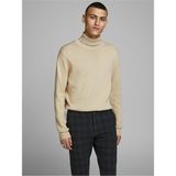 Jack & Jones Erkek Kazak Jjeemil Knit Roll Neck 7417 - XL - 000-Siyah