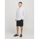 Jack & Jones Erkek Keten Karışımlı Şort - Jaiden - 12274968 Black