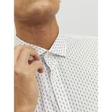 Jack & Jones Erkek Kısa Kollu %100 Pamuk Gömlek 12231865 - White