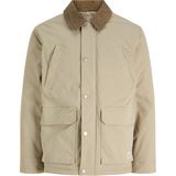 Jack & Jones Erkek Klasik Yaka Uzun Kollu Puffer Mont - Norrebro - 5XL - 0 - Bej