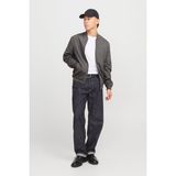 Jack & Jones Erkek Kolej Yaka Mont 63412165203 Füme - XL