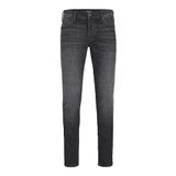 JACK & JONES Erkek konik kesim kot pantolon JJIMIKE JJORİJİNAL SQ 270 konik kesim kot pantolon, Black Denim, 29W / 32L