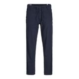 JACK & JONES Erkek koşu eşofmanı Relaxed Fit eşofman altı, Koyu Lacivert, L
