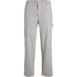 Jack & Jones Erkek Kot Pantolon 12218038 - Çizgili - 28 - 32
