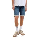 JACK & JONES Erkek kot şort, standart kesim, kot şort, Mavi Denim, M