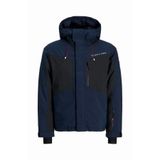 Jack & Jones Erkek Lacivert1 Jjalpes Ski Jacket Aw25 Ceket 12284649-Navyredc