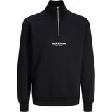 Jack & Jones Erkek Logo Baskili Relaxed Fit Sweatshirt - Vesterbro - 0 - Siyah