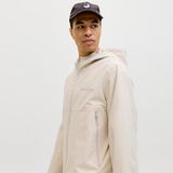 Jack & Jones Erkek Logo Detayli Kapüsonlu Ceket - Fusion - 02S-Bej