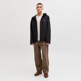 Jack & Jones Erkek Logo Detayli Kapüsonlu Ceket - Fusion - M - 0 - Siyah