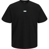 Jack & Jones Erkek Logo Detaylı Kısa Kollu Bisiklet Yaka T-Shirt – Jcoclub - Siyah