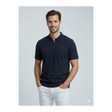 Jack & Jones Erkek Logo Işlemeli Polo Yaka Lacivert Tişört