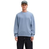 Jack & Jones Erkek Mavi Sweatshirt 2XL Beden JJEARCHIVE GRAPHIC SWEAT Modeli