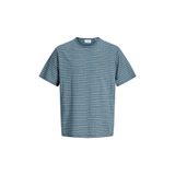 Jack & Jones Erkek Minimal Logolu Çizgili Tisört - Devin