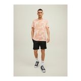 Jack & Jones Erkek Organik Pamuk T-Shirt, Turuncu, L Beden