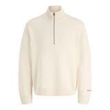 JACK & JONES Erkek örgü kazak JORNORREBRO Knit Half Zip - Relaxed Fit, Sea Salt, M