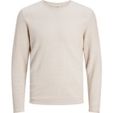 Jack & Jones Erkek Örme Kazak 12258407 - 2XL - Krem