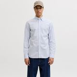 Jack & Jones Erkek Oxford Kumas Uzun Kollu Gömlek - Harvey - 01 Mavi