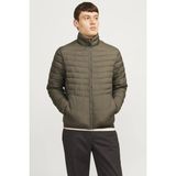 Jack & Jones Erkek Paketlenebilir Şişme Mont - 12256985 - Kahverengi - 2XL
