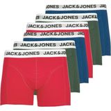Jack Jones Erkek Pamuklu 6 Lı Paket Boxer 12228454 - Karışık