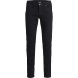 Jack & Jones Erkek Pantolon 12152346 Dar Paça Günlük Stil Desenli Siyah Renk - 27