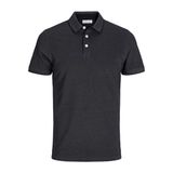 Jack & Jones Erkek Polo Polo Tişört, Koyu Gri Melanj, M