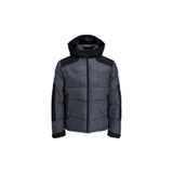 Jack & Jones Erkek Puffer Mont, Gri, L Beden