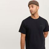 Jack & Jones Erkek Rdd Nakışlı Tişört - Daze - 001 Siyah