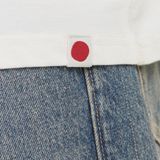 Jack & Jones Erkek Rdd Sirt Baskili Tisört - Elli - 001 - Beyaz