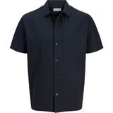 Jack & Jones Erkek Relaxed Fit Kisa Kollu Gömlek - Easton - 0 Siyah