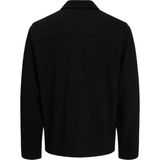 Jack & Jones Erkek Relaxed Fit Polo Yaka Sweat Overshirt - Axel - 0 - Siyah - M