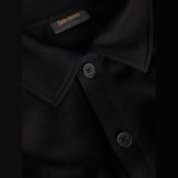 Jack & Jones Erkek Relaxed Fit Polo Yaka Sweat Overshirt - Axel - 0 - Siyah
